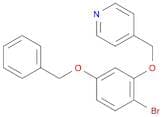 4-((5-(Benzyloxy)-2-Bromophenoxy)Methyl)Pyridine