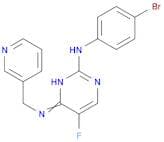 N2-(4-Bromophenyl)-5-fluoro-N4-(pyridin-3-ylmethyl)pyrimidine-2,4-diamine