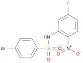 4-Bromo-N-(5-fluoro-2-nitrophenyl)benzenesulfonamide