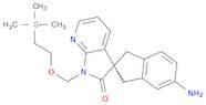 (S)-5-amino-1'-((2-(trimethylsilyl)ethoxy)methyl)-1,3-dihydrospiro[indene-2,3'-pyrrolo[2,3-b]pyrid…