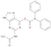 2-Acetamido-7H-purin-6-yl diphenylcarbamate