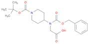 2-(((Benzyloxy)carbonyl)(1-(tert-butoxycarbonyl)piperidin-4-yl)amino)acetic acid