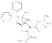 (2S,4R)-1-tert-butyl 2-methyl 4-((tert-butyldiphenylsilyl)oxy)pyrrolidine-1,2-dicarboxylate