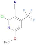 2-chloro-6-methoxy-4-(trifluoromethyl)pyridine-3-carbonitrile