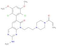 6-(2,6-Dichloro-3,5-dimethoxyphenyl)-2-(methylamino)-8-[3-[4-(1-oxo-2-propen-1-yl)-1-piperazinyl]p…