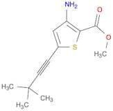 Methyl 3-amino-5-(3,3-dimethylbut-1-yn-1-yl)thiophene-2-carboxylate