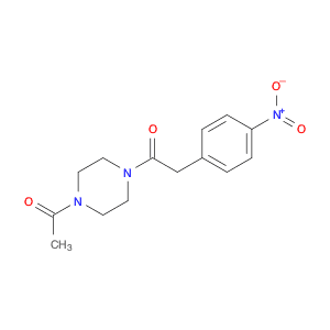 1-(4-acetylpiperazin-1-yl)-2-(4-nitrophenyl)ethan-1-one