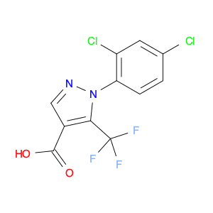 1-(2,4-dichlorophenyl)-5-(trifluoromethyl)-1H-pyrazole-4-carboxylic acid