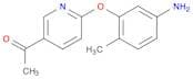 1-[6-(5-amino-2-methylphenoxy)pyridin-3-yl]ethan-1-one