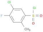 5-Chloro-4-fluoro-2-methylbenzenesulfonyl chloride