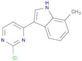 3-(2-chloropyrimidin-4-yl)-7-methyl-1H-indole