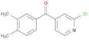 (2-Chloropyridin-4-yl)(3,4-dimethylphenyl)methanone