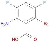 2-Amino-6-bromo-3,5-difluorobenzoic acid