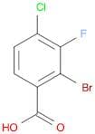 2-Bromo-4-chloro-3-fluorobenzoic acid