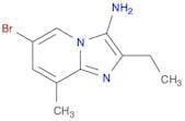 6-bromo-2-ethyl-8-methylimidazo[1,2-a]pyridin-3-amine