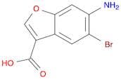 6-amino-5-bromo-1-benzofuran-3-carboxylic acid