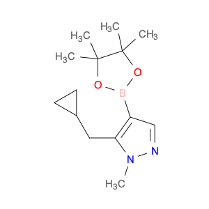 5-(cyclopropylmethyl)-1-methyl-4-(4,4,5,5-tetramethyl-1,3,2-dioxaborolan-2-yl)-1H-pyrazole