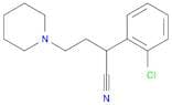 2-(2-chlorophenyl)-4-(piperidin-1-yl)butanenitrile