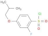2-fluoro-4-(2-methylpropoxy)benzene-1-sulfonyl chloride