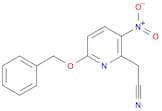2-(6-(benzyloxy)-3-nitropyridin-2-yl)acetonitrile