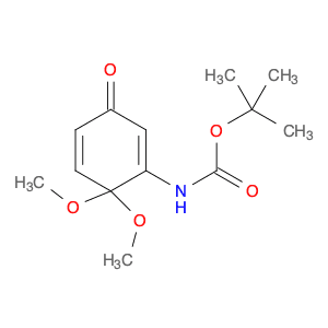 tert-butyl (6,6-dimethoxy-3-oxocyclohexa-1,4-dien-1-yl)carbamate