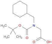 2-((tert-butoxycarbonyl)(cyclohexylmethyl)amino)acetic acid