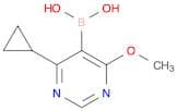 (4-Cyclopropyl-6-methoxypyrimidin-5-yl)boronic acid