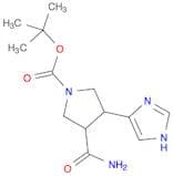 tert-Butyl 3-carbamoyl-4-(1h-imidazol-4-yl)pyrrolidine-1-carboxylate