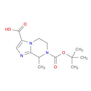 7-(tert-Butoxycarbonyl)-8-methyl-5,6,7,8-tetrahydroimidazo[1,2-a]pyrazine-3-carboxylic acid