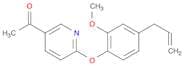 1-{6-[2-methoxy-4-(prop-2-en-1-yl)phenoxy]pyridin-3-yl}ethan-1-one