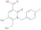 6-ethyl-1-(4-fluorobenzyl)-5-methyl-2-oxo-1,2-dihydropyridine-3-carboxylic acid