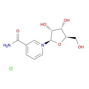 3-Carbamoyl-1-((2R,3R,4S,5R)-3,4-dihydroxy-5-(hydroxymethyl)tetrahydrofuran-2-yl)pyridin-1-ium chl…