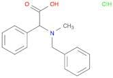 2-(benzyl(methyl)amino)-2-phenylacetic acid hydrochloride