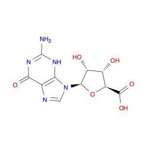 (2S,3S,4R,5R)-5-(2-amino-6-oxo-1H-purin-9(6H)-yl)-3,4-dihydroxytetrahydrofuran-2-carboxylic acid