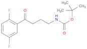 tert-Butyl N-[4-(2,5-difluorophenyl)-4-oxobutyl]carbamate