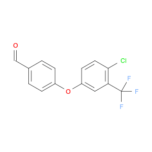 4-(4-chloro-3-(trifluoromethyl)phenoxy)benzaldehyde