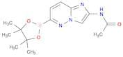 N-(6-(4,4,5,5-tetramethyl-1,3,2-dioxaborolan-2-yl)imidazo[1,2-b]pyridazin-2-yl)acetamide