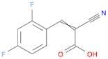 2-cyano-3-(2,4-difluorophenyl)prop-2-enoic acid