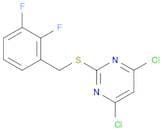 4,6-Dichloro-2-((2,3-difluorobenzyl)thio)pyrimidine