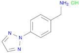 (4-(2H-1,2,3-Triazol-2-yl)phenyl)methanamine hydrochloride