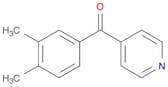 4-(3,4-dimethylbenzoyl)pyridine