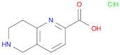5,6,7,8-Tetrahydro-1,6-naphthyridine-2-carboxylic acid hydrochloride