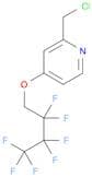 2-(chloromethyl)-4-(2,2,3,3,4,4,4-heptafluorobutoxy)pyridine