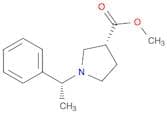 methyl (3R)-1-[(1R)-1-phenylethyl]pyrrolidine-3-carboxylate