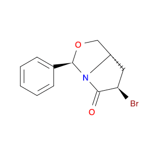 (3R,6R,7AS)-6-BROMO-3-PHENYLTETRAHYDROPYRROLO[1,2-C]OXAZOL-5(3H)-ONE
