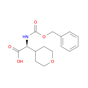 (S)-2-(((Benzyloxy)carbonyl)amino)-2-(tetrahydro-2H-pyran-4-yl)acetic acid