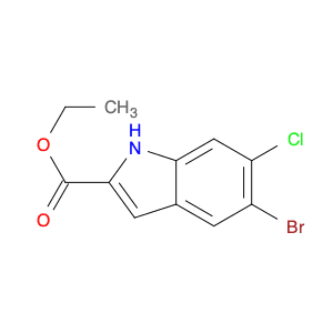 Ethyl 5-bromo-6-chloro-1H-indole-2-carboxylate