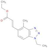 (E)-ethyl 3-(1-ethyl-4-methyl-1H-benzo[d][1,2,3]triazol-5-yl)acrylate