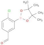(2-CHLORO-5-FORMYLPHENYL)BORONIC ACID PINACOL ESTER