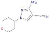 3-amino-1-(tetrahydro-2H-pyran-4-yl)-1H-pyrazole-4-carbonitrile